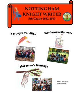 NOTTINGHAM KNIGHT WRITER 5Th Grade 2012-2013