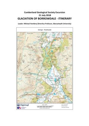 Glaciation of Borrowdale - Itinerary
