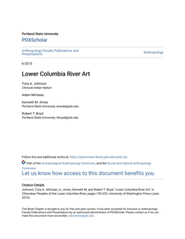 Lower Columbia River Art