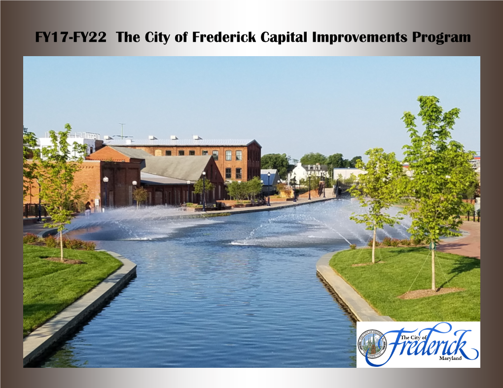 Capital Improvement Plan FY 2017 to 2022