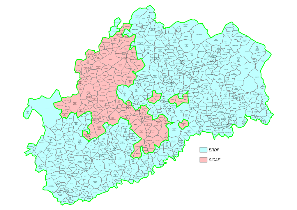 Cartes Du Département, Secteurs