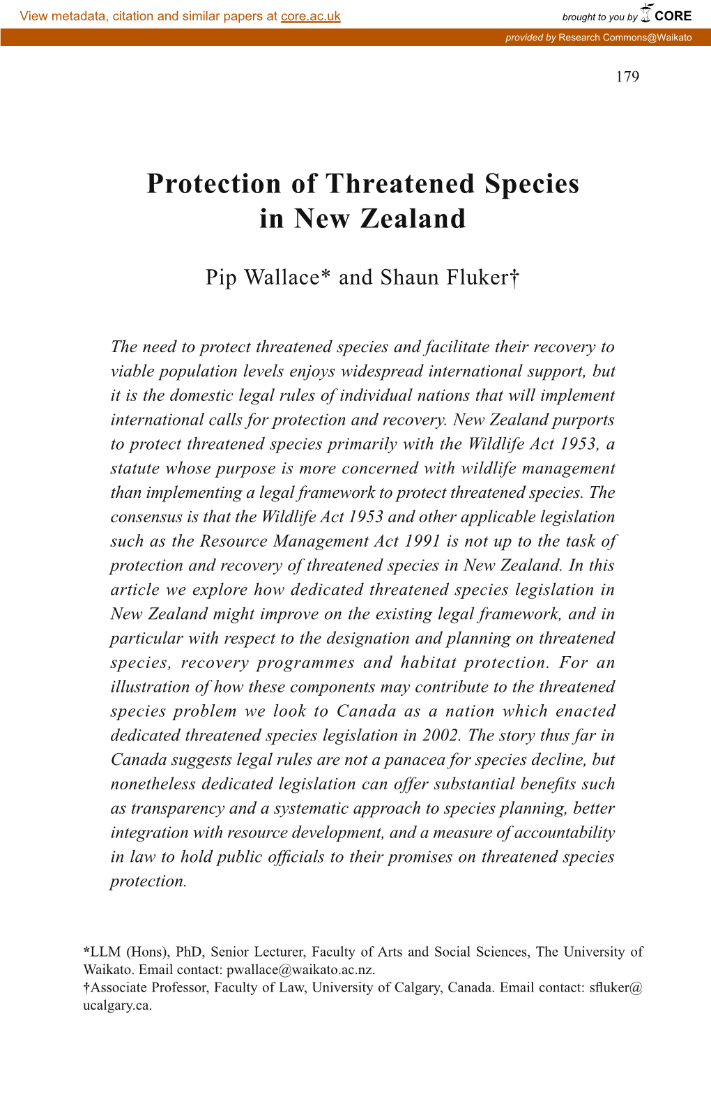 New Zealand Journal of Environmental Law