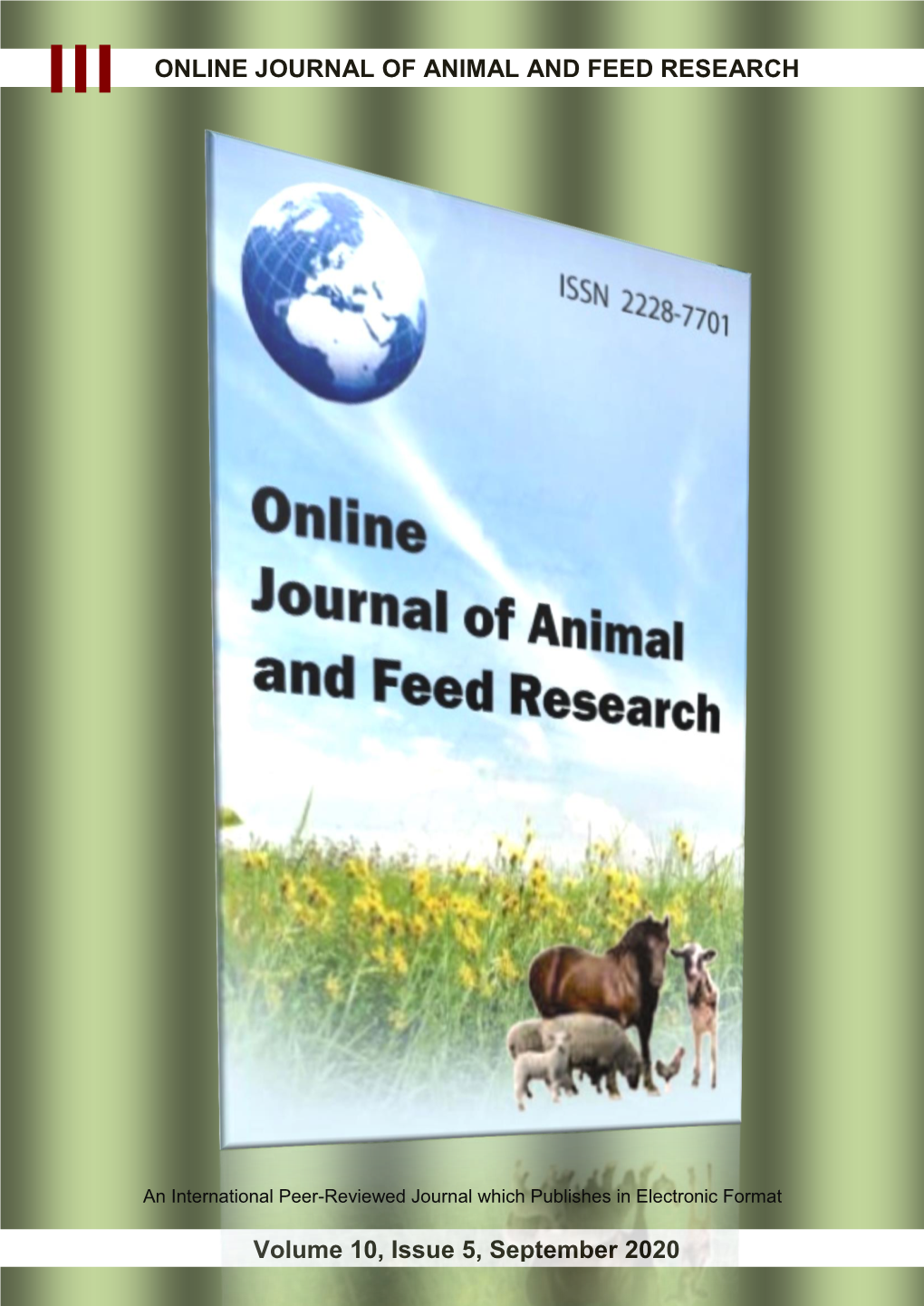 Online Journal of Animal and Feed Research