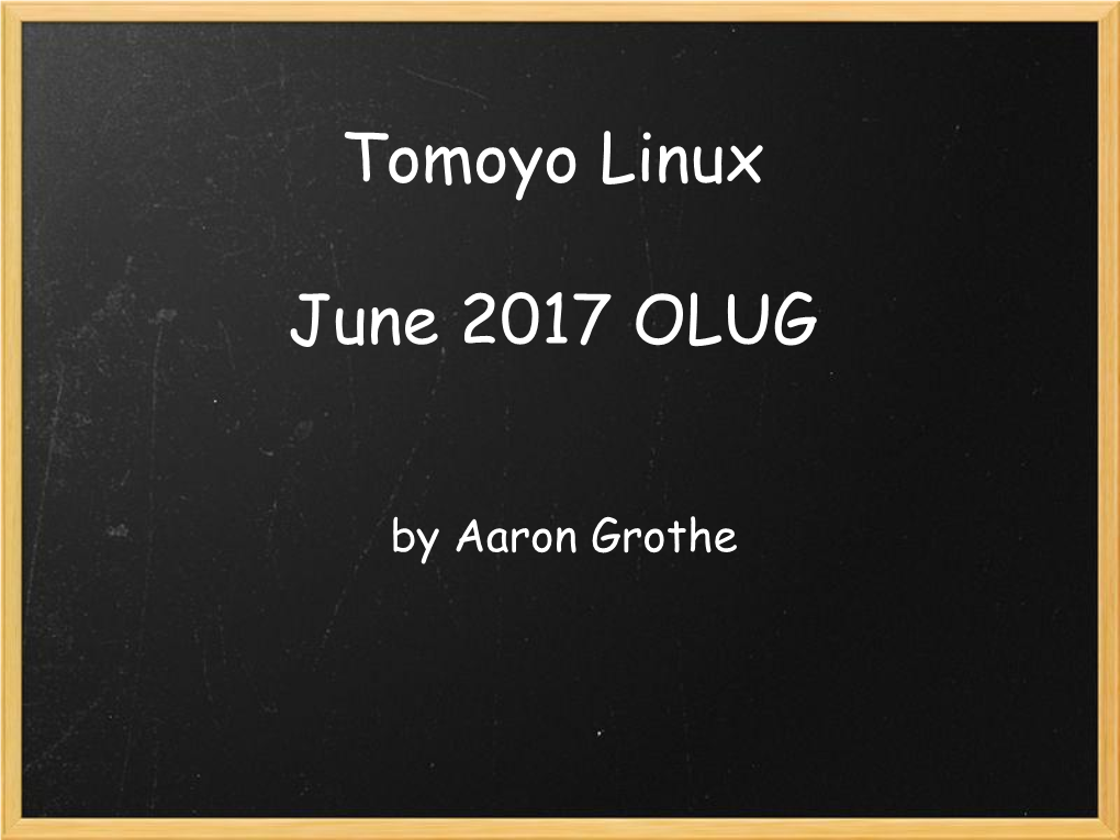 Tomoyo Linux