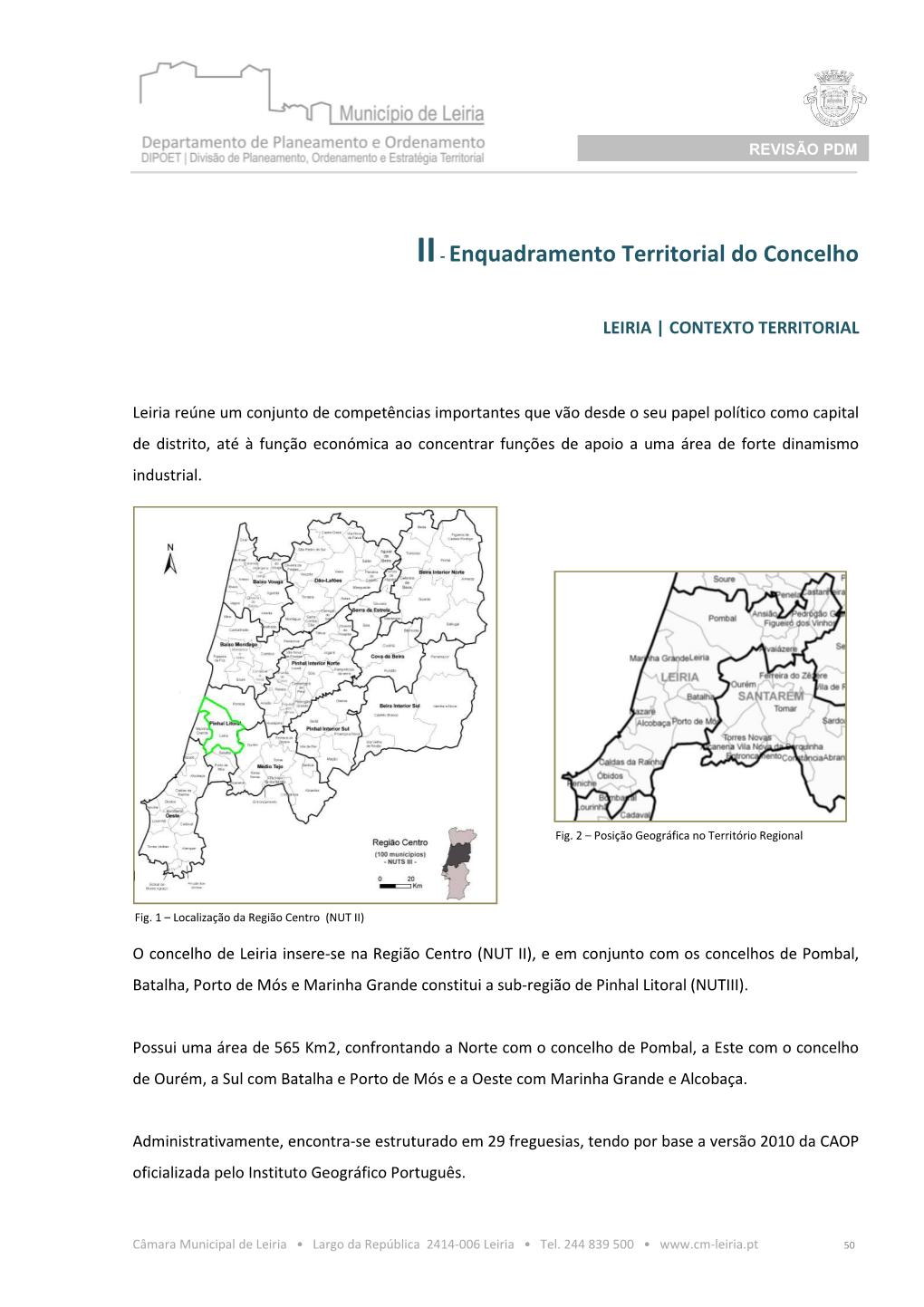 Enquadramento Territorial Do Concelho