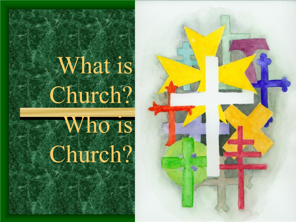 A Look at Church History