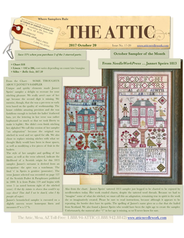 Attic Sampler Newsletter 10202017