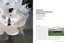 Apertures – Responsive Architectural Environments