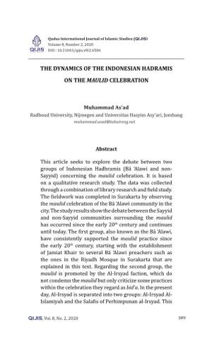 The Dynamics of the Indonesian Hadramis on the Maulid Celebration