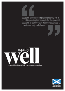 Equally Well: Report of the Ministerial Task Force on Health Inequalities