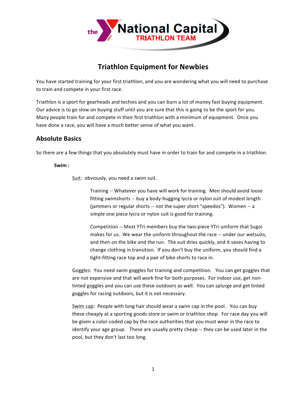 Triathlon-Equipment-For-Newbies.Pdf