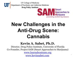 New Challenges in the Anti-Drug Scene: Cannabis