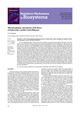 Regulatory Mechanisms in Biosystems