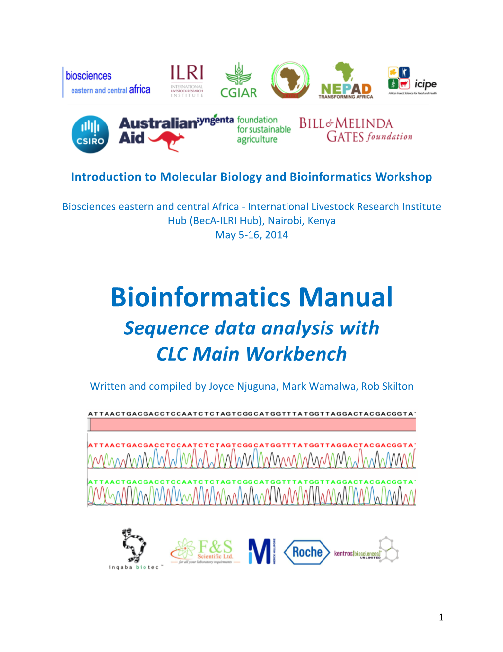 Bioinformatics Manual Sequence Data Analysis with CLC Main Workbench