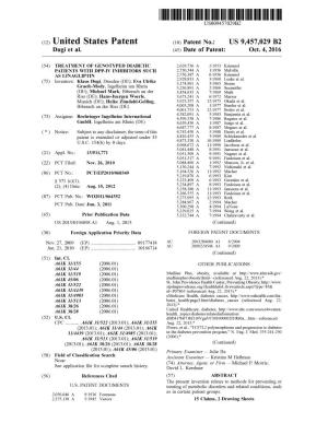 United States Patent (10) Patent No.: US 9.457,029 B2 Dugi Et Al