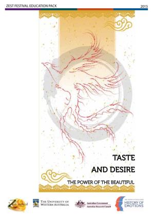 Taste and Desire