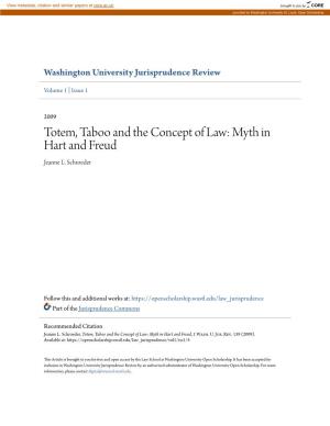 Totem, Taboo and the Concept of Law: Myth in Hart and Freud Jeanne L