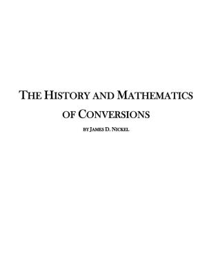 The History and Mathematics of Conversions