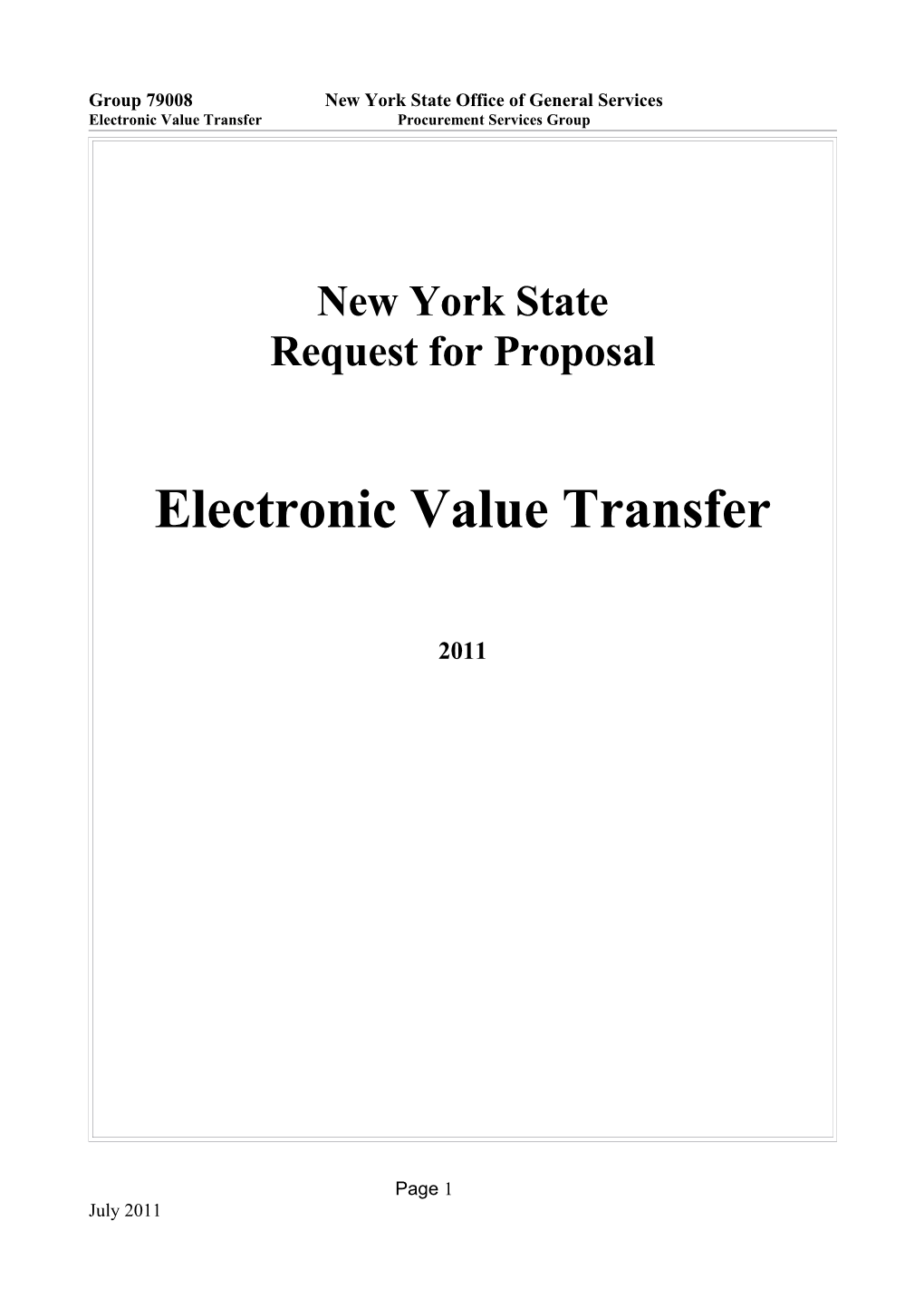 Request for Proposal s42