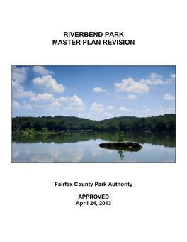 Riverbend Park Master Plan Revision