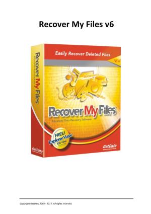 Recover My Files V5