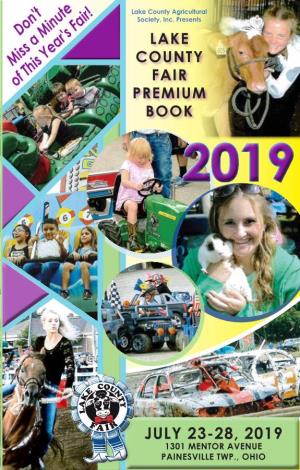 July 23-28, 2019 Don't Miss a Minute of This Year's Fair!