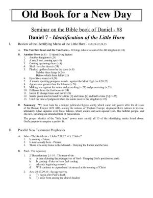 Daniel 7 - Identification of the Little Horn I