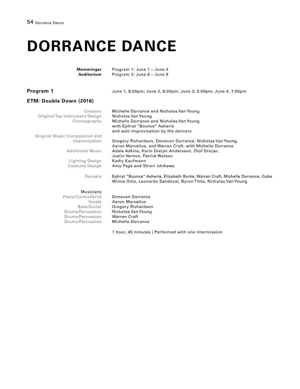 Dorrance Dance