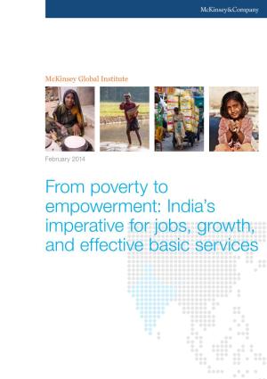 India's Imperative for Jobs, Growth, and Effective Basic Services