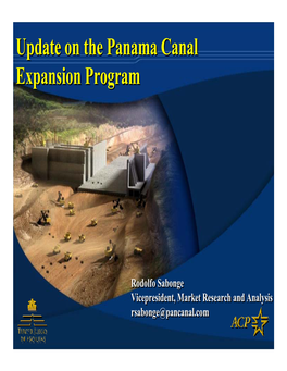 Update on the Panama Canal Expansion Program