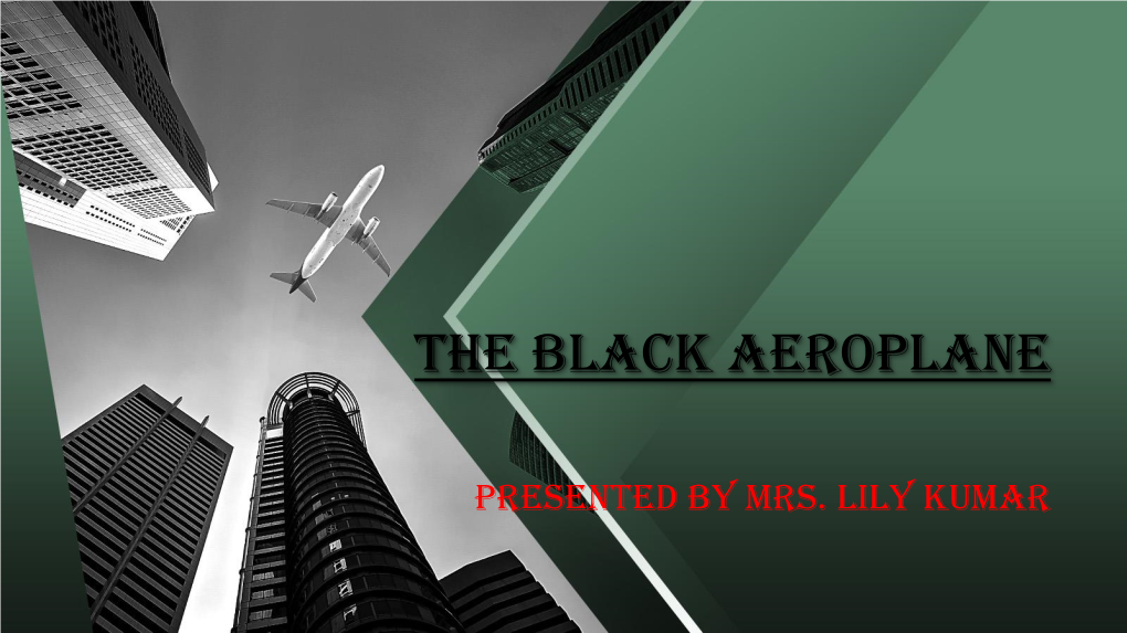 The Black Aeroplane