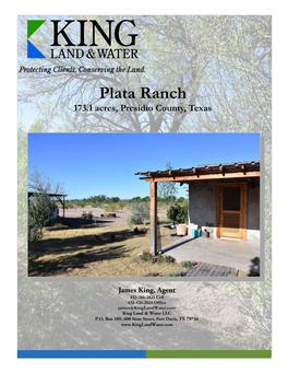 Plata Ranch 173.1 Acres, Presidio County, Texas