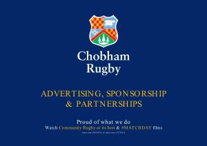 Advertising, Sponsorship & Partnerships