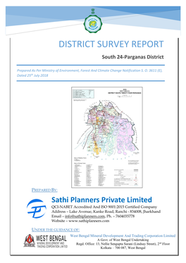 DISTRICT SURVEY REPORT South 24-Parganas District