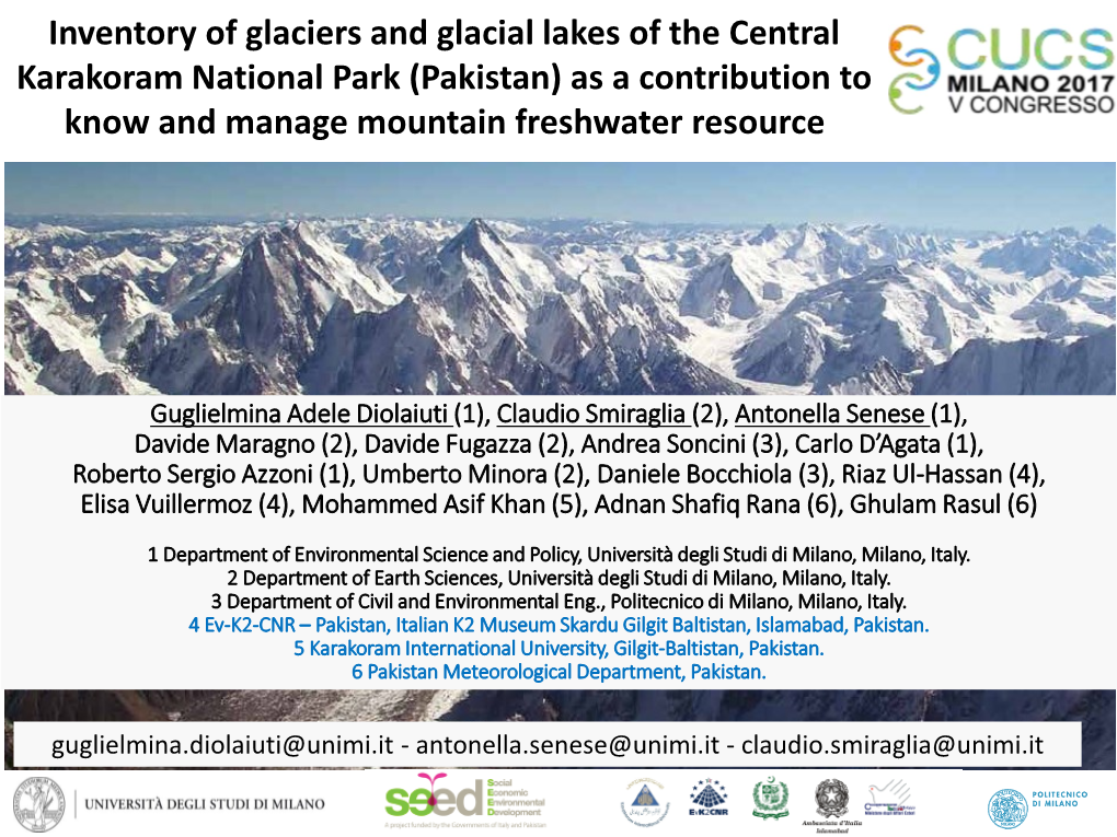 Ongoing Processes in Karakoram