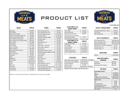 Product List