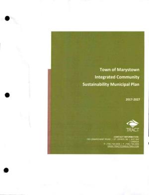 Town of Marystown Integrated Community Sustainability Municipal Plan TRACT