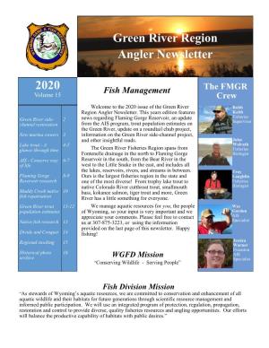 2020 Green River Basin Angler Newsletter