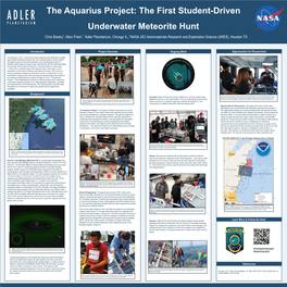 The Aquarius Project: the First Student-Driven Underwater Meteorite Hunt
