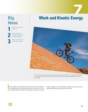 Work and Kinetic Energy Big Ideas