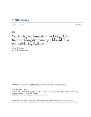 Wayfinding & Dementia: How Design Can Improve Navigation Among