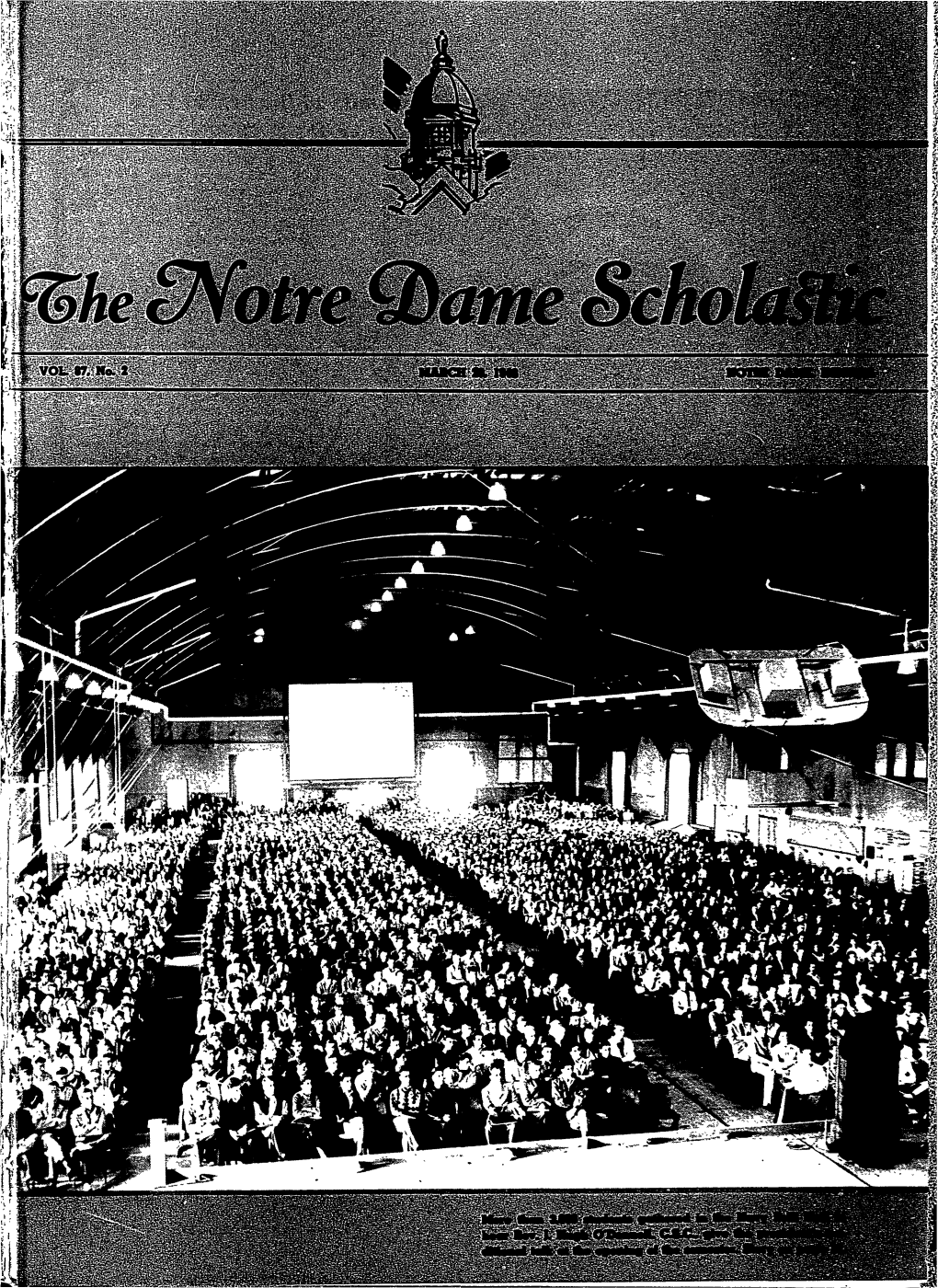 Notre Dame Scholastic, Vol. 87, No. 02