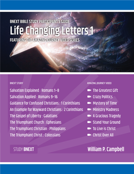 Life Changing Letters 1 FEATURING the AMAZING JOURNEY VIDEO SERIES