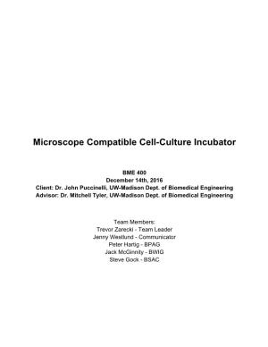 Microscope Compatible Cell-Culture Incubator