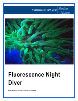 Fluorescence Night Diver Student Manual
