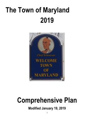 The Town of Maryland 2019 Comprehensive Plan