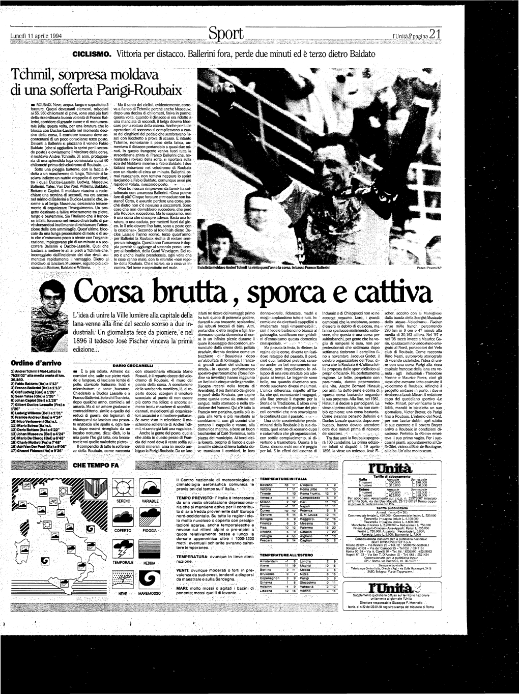 Corsa Brutta, Sporca E Cattiva