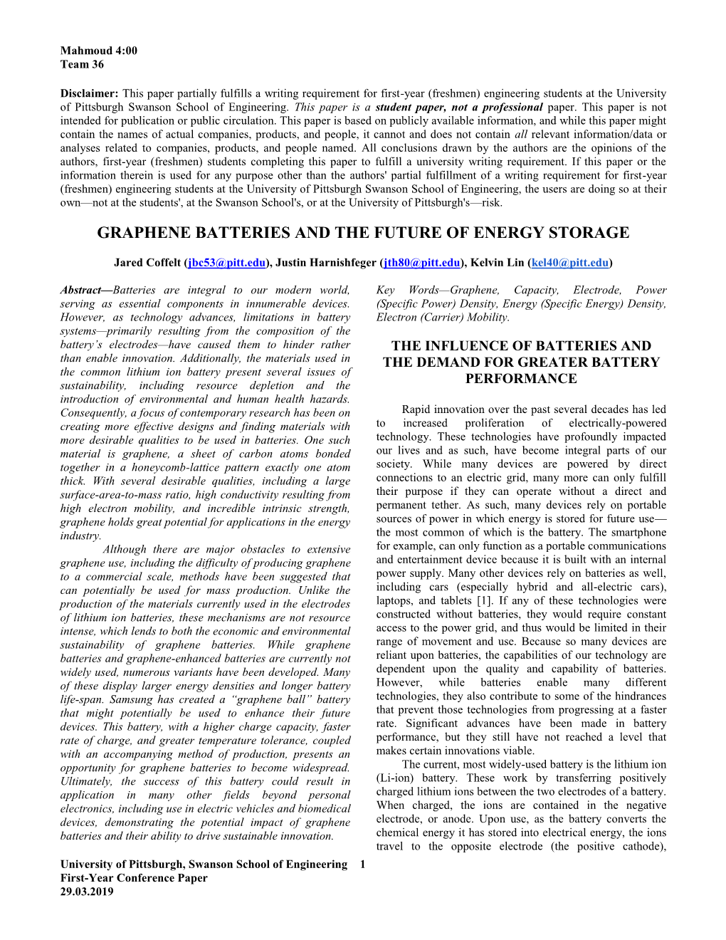 Graphene Batteries and the Future of Energy Storage