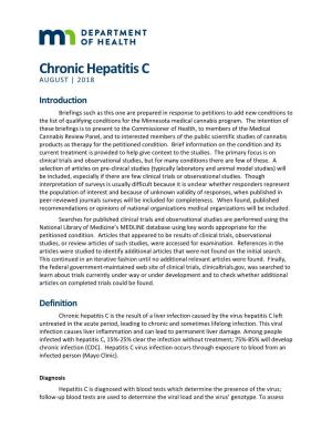 Chronic Hepatitis C