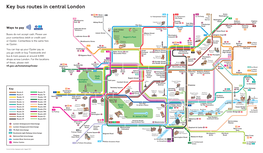 Key Bus Routes in Central London